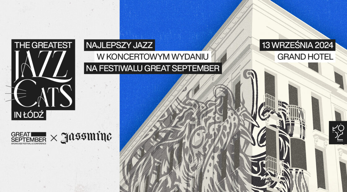 Scena kultowego jazzowego klubu Jassmine na festiwalu Great September w Łodzi Scena kultowego jazzowego klubu Jassmine na festiwalu Great September w Łodzi